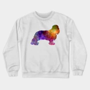 Cavalier King Charles Spaniel in watercolor Crewneck Sweatshirt